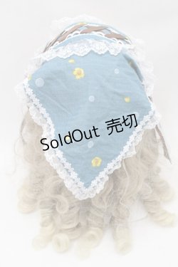 画像4: metamorphose / Dreamy Little Farmバブーシュカヘッドドレス  グリーン S-25-10-02-029-ME-AC-AS-ZS