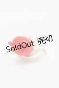 Q-pot. / チェリーホイップリング  白ｘ赤 S-25-10-03-001-QP-AC-AS-ZS