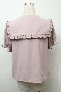 画像2: Ank Rouge / ビジューボタンブラウス  ピンク S-25-10-03-036-CA-BL-HR-ZS