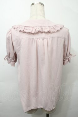 画像2: Ank Rouge / 3つリボンレースブラウス  ピンク S-25-10-03-037-CA-BL-HR-ZS