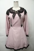 LIZ LISA / 肩レース切替ワンピース  ピンク S-25-10-03-045-LO-OP-AS-ZS