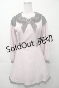LIZ LISA / 肩レース切替ワンピース  ピンク S-25-10-03-045-LO-OP-AS-ZS