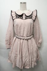 画像1: 【SALE】Secret Honey / 丸襟ワンピース  ピンク S-25-10-03-047-CA-OP-AS-ZT254 (1)