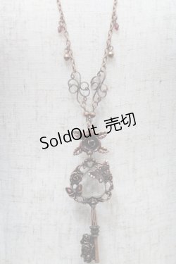 画像2: axes femme / キーモチーフネックレス  ピンクゴールド S-25-10-03-004-AX-AC-AS-ZS