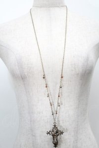 axes femme / クロスバタフライネックレス  シルバー S-25-10-03-005-AX-AC-AS-ZS