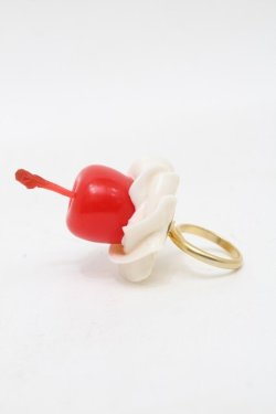 画像3: Q-pot. / チェリーホイップリング  白ｘ赤 S-25-10-03-001-QP-AC-AS-ZS