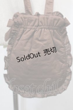 画像3: PINK HOUSE / Berry Rose刺繍アップリケ付きフリルポシェット  ブラウン S-25-10-03-010-LO-BG-AS-ZS