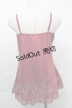 画像2: axes femme / ドビードットキャミワンピース  ワイン S-25-10-03-012-AX-OP-AS-ZS