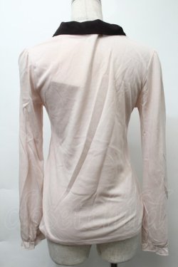 画像2: axes femme / ボウタイブラウス風プルオーバー  ベージュ S-25-10-03-016-AX-TO-AS-ZS