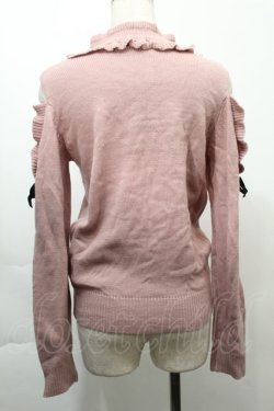 画像2: Ank Rouge / パールデザインニット  ピンク S-25-10-03-021-CA-TO-HR-ZS