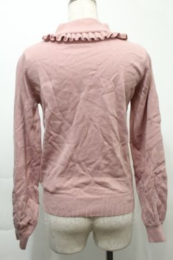 画像2: Ank Rouge / パール&3つリボンニットトップス  オフ S-25-10-03-022-CA-TO-HR-ZS