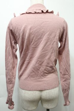 画像2: Ank Rouge / ハートくり抜きニットトップス  ピンク S-25-10-03-023-CA-TO-HR-ZS