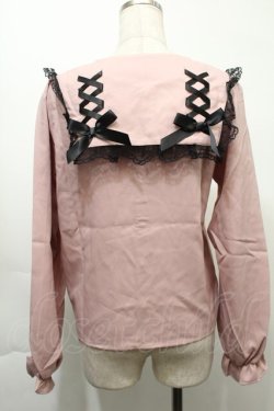 画像2: MA*RS / フリル丸襟ブラウス  ピンク S-25-10-03-027-EL-BL-AS-ZS