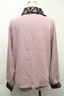 画像2: MA*RS / レース重ね襟ブラウス  ピンク S-25-10-03-028-EL-BL-AS-ZS