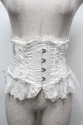 ATELIER PIERROT / Frill Short Corset  白 S-25-10-05-001-EL-TO-AS-ZS