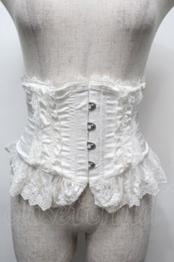 画像1: ATELIER PIERROT / Frill Short Corset  白 S-25-10-05-001-EL-TO-AS-ZS