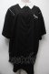 画像1: NOEMIE / 病みうさ襟付きTシャツ  黒 S-25-10-05-006-LO-TS-HR-ZS (1)