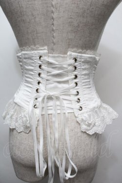 画像2: ATELIER PIERROT / Frill Short Corset  白 S-25-10-05-001-EL-TO-AS-ZS