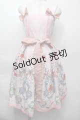 LIEF / ティーサロンジャンパースカート  ピンク S-25-10-05-014-LO-OP-AS-ZS