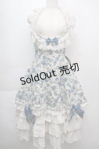ALICE and the PIRATES / Mon favori champ de fleursジャンパースカート  ブルーｘアイボリー S-25-10-05-017-PA-OP-HR-ZS
