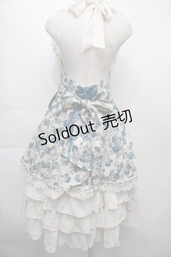 画像2: ALICE and the PIRATES / Mon favori champ de fleursジャンパースカート  ブルーｘアイボリー S-25-10-05-017-PA-OP-HR-ZS