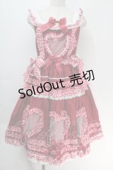 BABY,THE STARS SHINE BRIGHT / Sweet My Secret Heartジャンパースカート  赤 S-25-10-05-019-BA-OP-HR-ZS