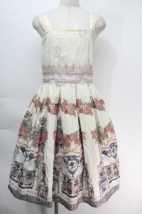 LIEF / Perfume Coffretジャンパースカート  クリームローズ S-25-10-05-021-LO-OP-HR-ZS