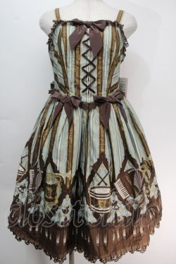 画像1: Angelic Pretty / カルテットショコラビスチェジャンパースカートSet  ミント S-25-10-05-023-AP-OP-HR-ZS