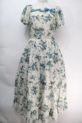 Innocent World / ローズシフォンマキシ丈ティアードワンピース M オフ S-25-10-05-026-IW-OP-AS-ZS