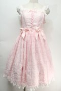 Angelic Pretty / Holy Lacy Dollジャンパースカート  ピンク S-25-10-05-028-AP-OP-AS-ZS