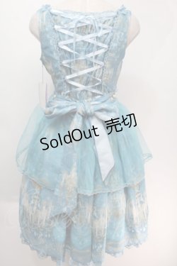 画像2: Angelic Pretty / Chandelier Holicジャンパースカート  サックス S-25-10-05-029-AP-OP-AS-ZS