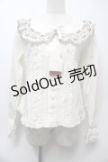 PINK HOUSE / オリジナルクマレースブラウス  オフ S-25-10-05-004-LO-BL-AS-ZS
