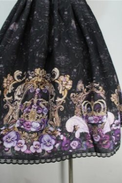 画像3: Enchantlic Enchantilly / すみれ姫の王冠スカート  黒 S-25-10-06-025-LO-SK-AS-ZS