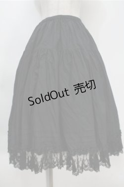 画像2: Innocent World / シャーロットペチスカート  黒 S-25-10-06-029-IW-SK-AS-ZS