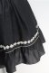 画像3: axes femme / お花レースタックスカート  黒 S-25-10-06-033-AX-SK-AS-ZS (3)