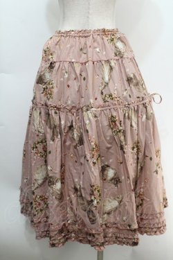 画像2: PINK HOUSE / フラッフィー・キティーズプリントスカート  ピンク S-25-10-06-1045-LO-SK-HR-ZS