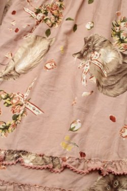 画像3: PINK HOUSE / フラッフィー・キティーズプリントスカート  ピンク S-25-10-06-1045-LO-SK-HR-ZS