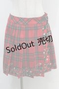 Lois CRAYON / チェックスカート  赤 S-25-10-06-1046-LO-SK-AS-ZS