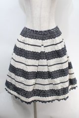 Lois CRAYON / レースプリントスカート  オフ S-25-10-06-1050-LO-SK-AS-ZT143