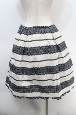 画像2: Lois CRAYON / レースプリントスカート  オフ S-25-10-06-1050-LO-SK-AS-ZS