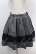Lois CRAYON / ラインスカート  グレーｘ紺 S-25-10-06-1051-LO-SK-AS-ZS