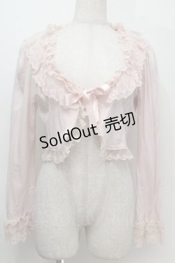 画像1: Innocent World / バラレースミルフィーユボレロ L ピンク S-25-10-06-1008-IW-TO-AS-ZS