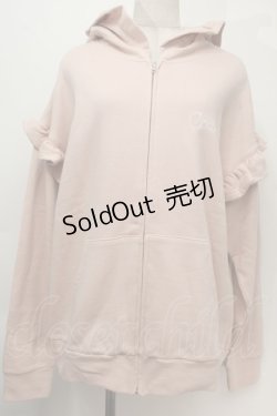 画像1: MILK / Frill パーカー  ピンク S-25-10-06-1009-ML-TO-HR-ZS