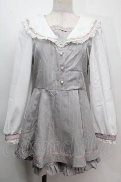 画像1: LIZ LISA / セーラーカラーセットアップ  グレー S-25-10-06-1027-LO-OP-HR-ZS