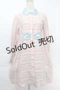 Emily Temple cute / ボーダーワンピース  ピンク S-25-10-06-1032-ET-OP-AS-ZS