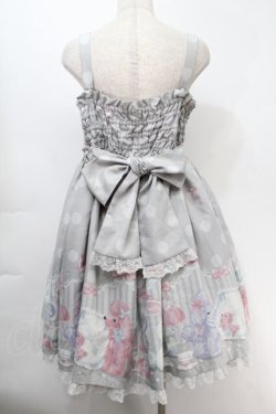 画像2: Angelic Pretty / Lovely Poodleジャンパースカート  グレー S-25-10-06-1038-AP-OP-AS-ZS