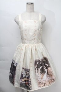 Innocent World / 金子國義アリスジャストウエストジャンパースカート  オフ S-25-10-06-006-IW-OP-AS-ZS