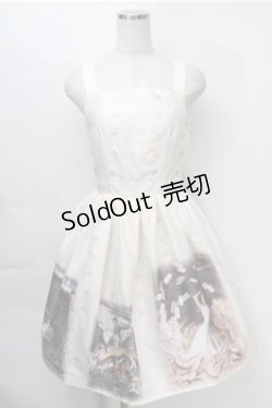 画像1: Innocent World / 金子國義アリスジャストウエストジャンパースカート  オフ S-25-10-06-006-IW-OP-AS-ZS