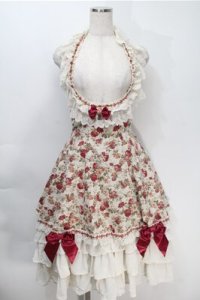 ALICE and the PIRATES / Mon favori champ de fleursジャンパースカート  レッドローズ S-25-10-06-008-PA-OP-AS-ZS