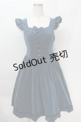 Victorian maiden / 別珍ノーブルフリルドレス  ピーコック S-25-10-06-012-CL-OP-AS-ZS